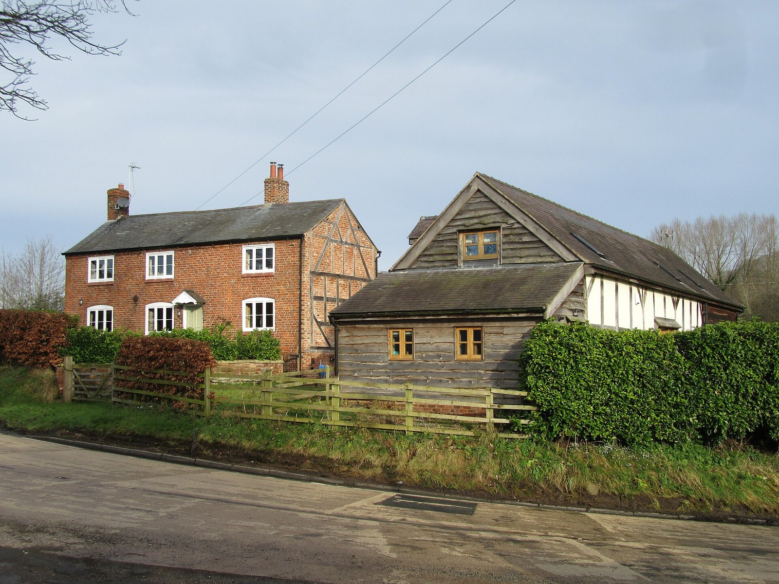 Timber structure under construction for a domestic home extension